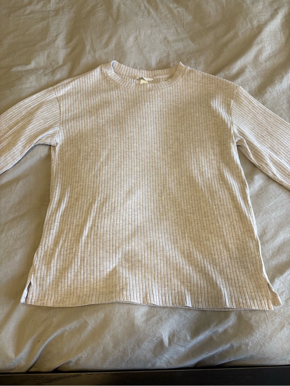 H&M Ribbed Long Sleeve Top